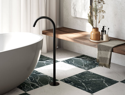 Classica checkerboard floor installation