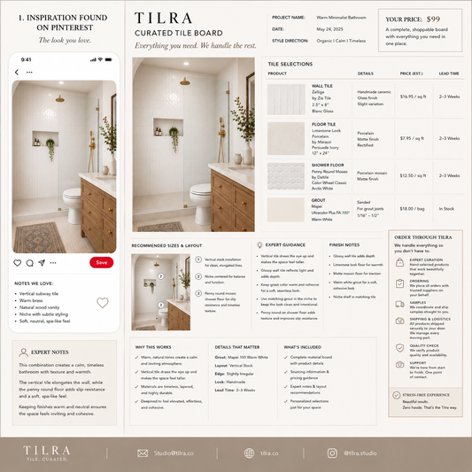 Curated Tile Board
